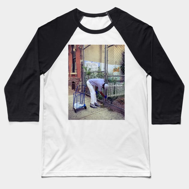 East Harlem People Cat Lover Manhattan NYC Baseball T-Shirt by eleonoraingrid